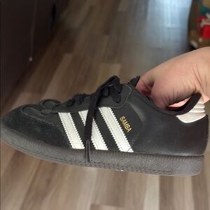 Adidas Black and White Samba Sneakers